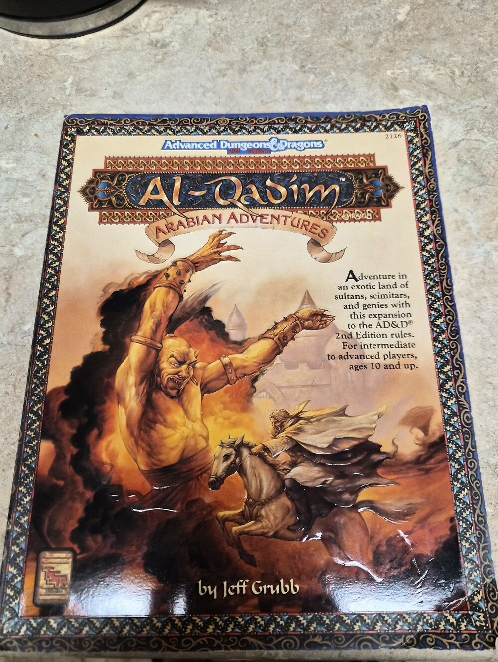 Dungeons And Dragons Al-Qadim Arabian Adventures 2nd Printing